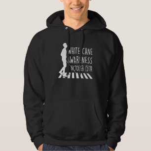 Weißer-Stab-Sicherheitstag Bewusstseinstag 15. Okt Hoodie