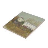 Weißer Stall Fliese (Seite)