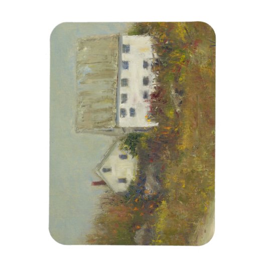 Weißer Stall Magnet (Vertikal)