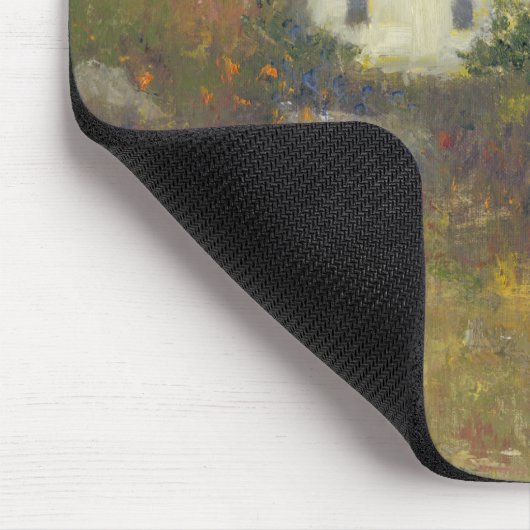 Weißer Stall Mousepad (Ecke)