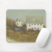 Weißer Stall Mousepad (Mit Mouse)