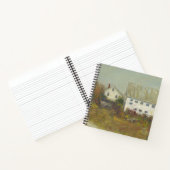 Weißer Stall Notizblock (Innenseite)