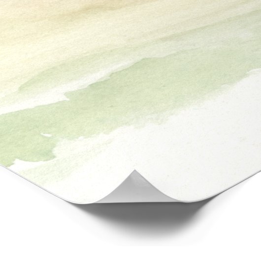 Weißer Stall Poster (Ecke)