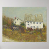 Weißer Stall Poster (Vorne)