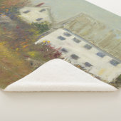 Weißer Stall Sherpadecke (3/4)