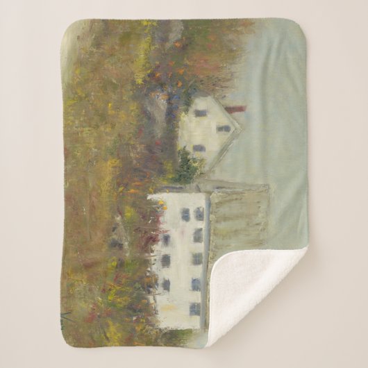 Weißer Stall Sherpadecke (Vorderseite)