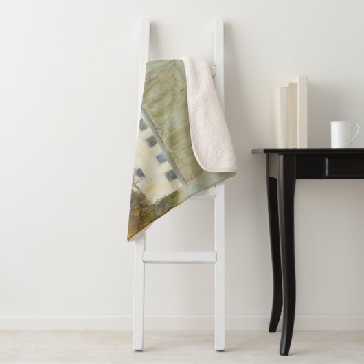 Weißer Stall Sherpadecke (Beispiel)