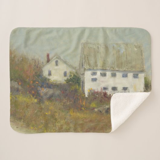 Weißer Stall Sherpadecke (Vorderseite (Horizontal))