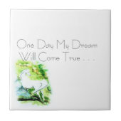 Weißer Stallion Fliese (Vorderseite)