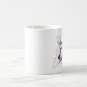 Weißer Standardpudel Kaffeetasse (Mittel)