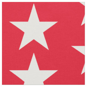 Weißer Star Stoff
