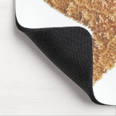 Weißer Starfisch abgeschieden Mousepad (Ecke)