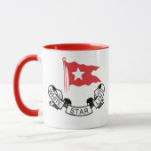 weißer Stern titanisch Tasse (Links)