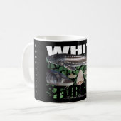 Weißer Stör-Collagen-Tasse Kaffeetasse (Vorderseite Links)