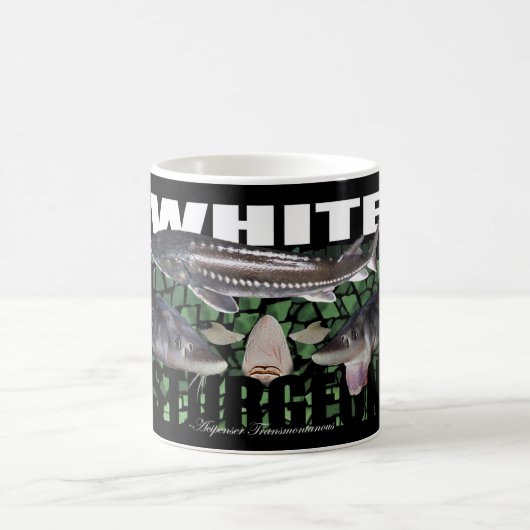 Weißer Stör-Collagen-Tasse Kaffeetasse (Mittel)