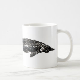 Weißer Stör Gyotaku-40-Item Kaffeetasse