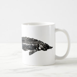 Weißer Stör Gyotaku-40-Item Kaffeetasse
