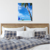 Weißer Strand | Boracay, Philippinen Leinwanddruck (Insitu (Schlafzimmer))