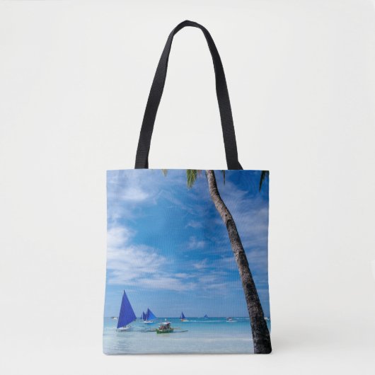 Weißer Strand | Boracay, Philippinen Tasche (Vorderseite)