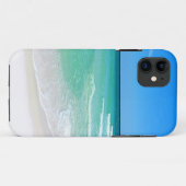 Weißer Strand Case-Mate iPhone Hülle (Rückseite (Horizontal))
