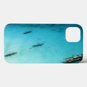 Weißer Strand Case-Mate iPhone Hülle (Rückseite (Horizontal))