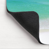 Weißer Strand Mousepad (Ecke)