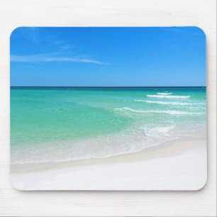 Weißer Strand Mousepad