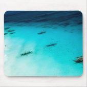 Weißer Strand Mousepad (Vorne)