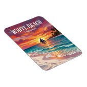 Weißer Strand Philippinen Magnet (Rechte Seite)
