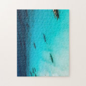 Weißer Strand Puzzle (Vertikal)
