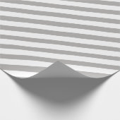 Weißer Streifen Farbe hinzufügen Geschenkpapier (Ecke)