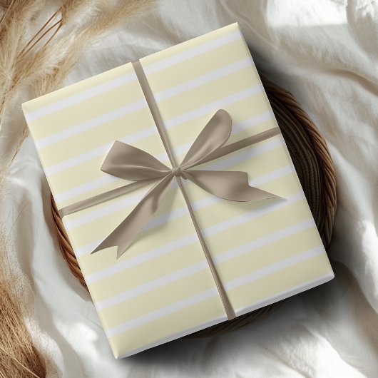 Weißer Streifen Geschenkpapier