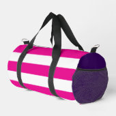 Weißer Streifen Monogramm Duffle Bag (Rechte Ecke)