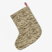 Weißer Strumpf Großer Weihnachtsstrumpf (Rückseite (Hängend))