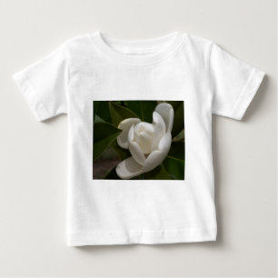 Weißer Südmagnolia-Blume Baby T-shirt