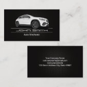 Weißer SUV-Wagen | Mechanik | Reparatur von Auto Visitenkarte (Vorne/Hinten)