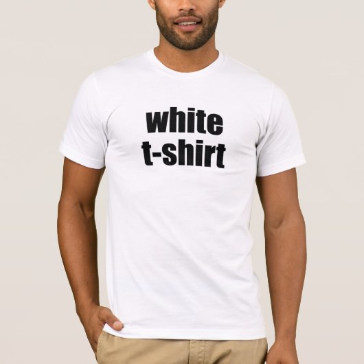 Weißer T - Shirt (Vorderseite)