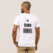 Weißer T - Shirt (Schwarz voll)