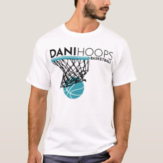 Weißer T - Shirt - Dani Hoops Basketball