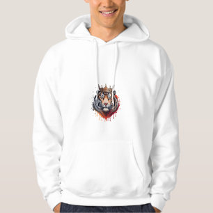 Weißer T - Shirt mit Tigerbild