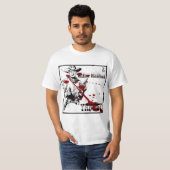 Weißer T - Shirt mit YANCEY Killer Kauboi Design (Vorne ganz)