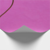 WEISSER TAG AUF PINK HINTERGRUND GESCHENKPAPIER (Ecke)