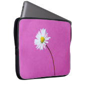 WEISSER TAG AUF PINK HINTERGRUND LAPTOPSCHUTZHÜLLE (Vorne Rechts)