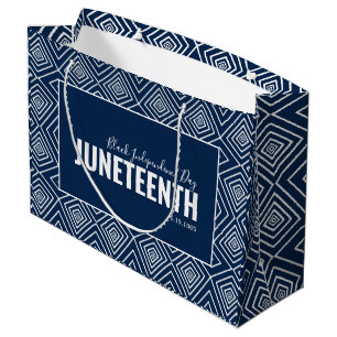 Weißer Tag der Unabhängigkeit Juni 19 JUNEZEHNTE Große Geschenktüte