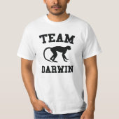 Weißer Teamdarwin-T - Shirt (Vorderseite)
