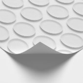 Weißer Teller Geschenkpapier (Ecke)