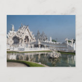 Weißer Tempel Wat Rong Khun, Chiang Rai, Thailand Postkarte (Vorderseite)