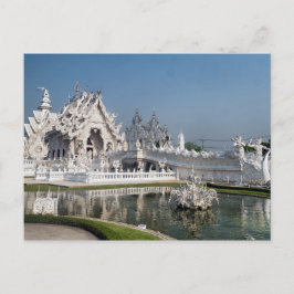 Weißer Tempel Wat Rong Khun, Chiang Rai, Thailand Postkarte