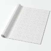 Weißer Terrazzo Geschenkpapier (Ungerollt)