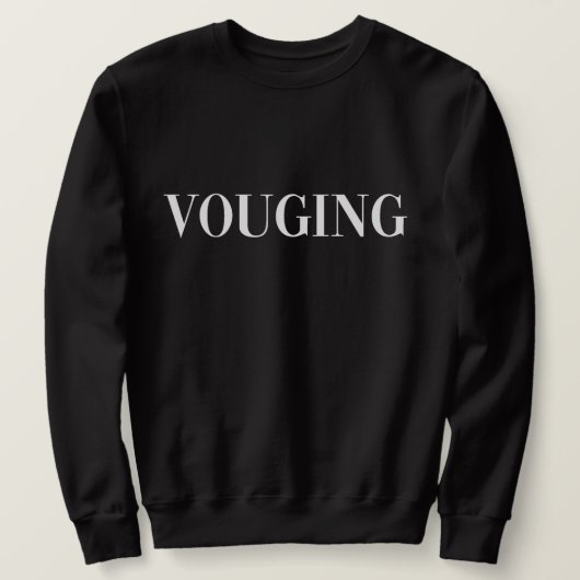 Weißer Text abwählen Sweatshirt (Design vorne)